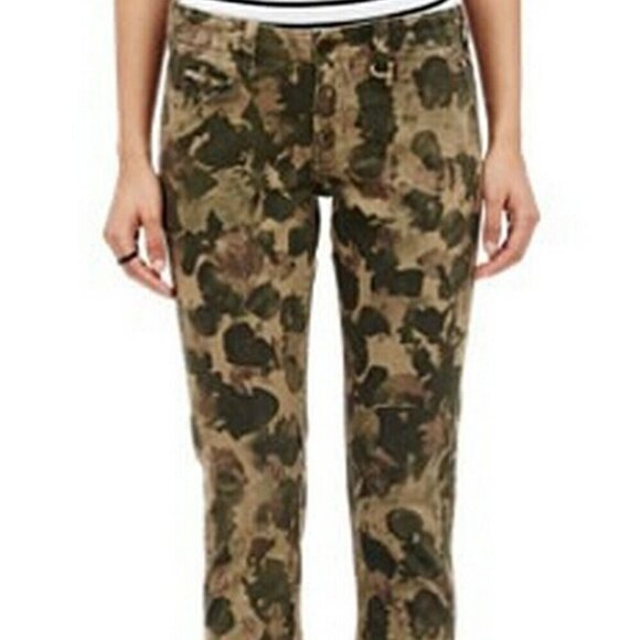 Chip Foster Hand Painted Camouflage-Print Trousers - Picture 1 of 2
